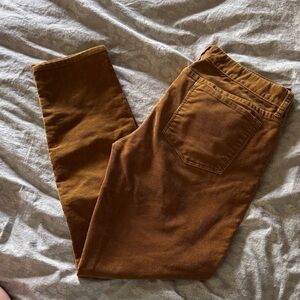 J. Crew Golden Brown Corduroy Pants